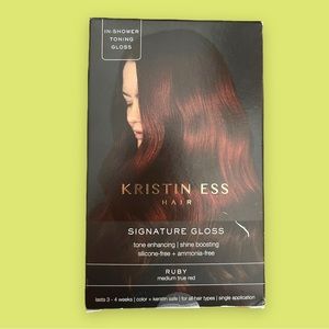 New In Box Kristin Ess Hair Signature Toning Gloss Tint Ruby Medium Red